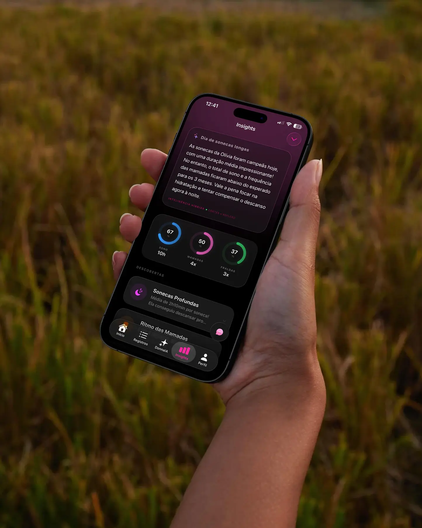 DonnaAI — Tela de registros