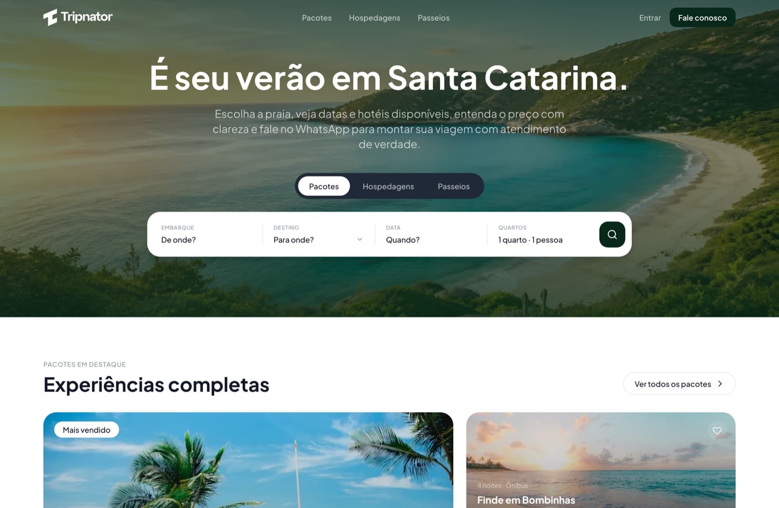 Website desenvolvido pela Serotiva: Tripnator